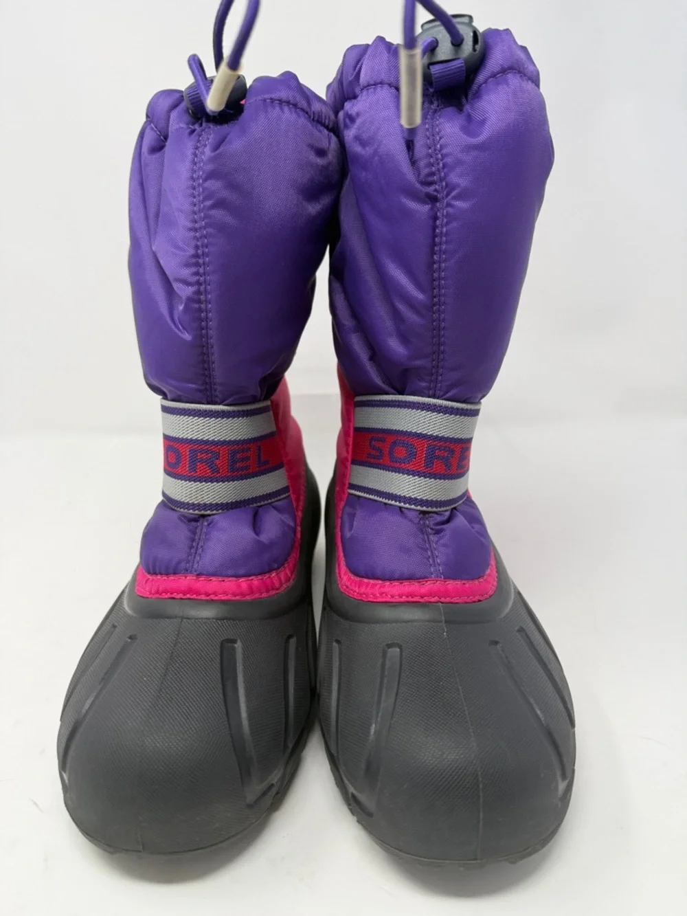 Sorel Kids Insulated Snow Boots in Pink & Purple Size 3